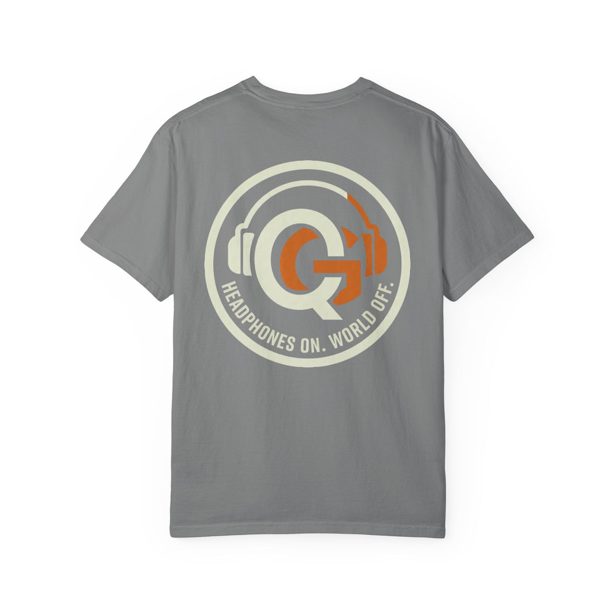 Headphones On. World Off. Tee