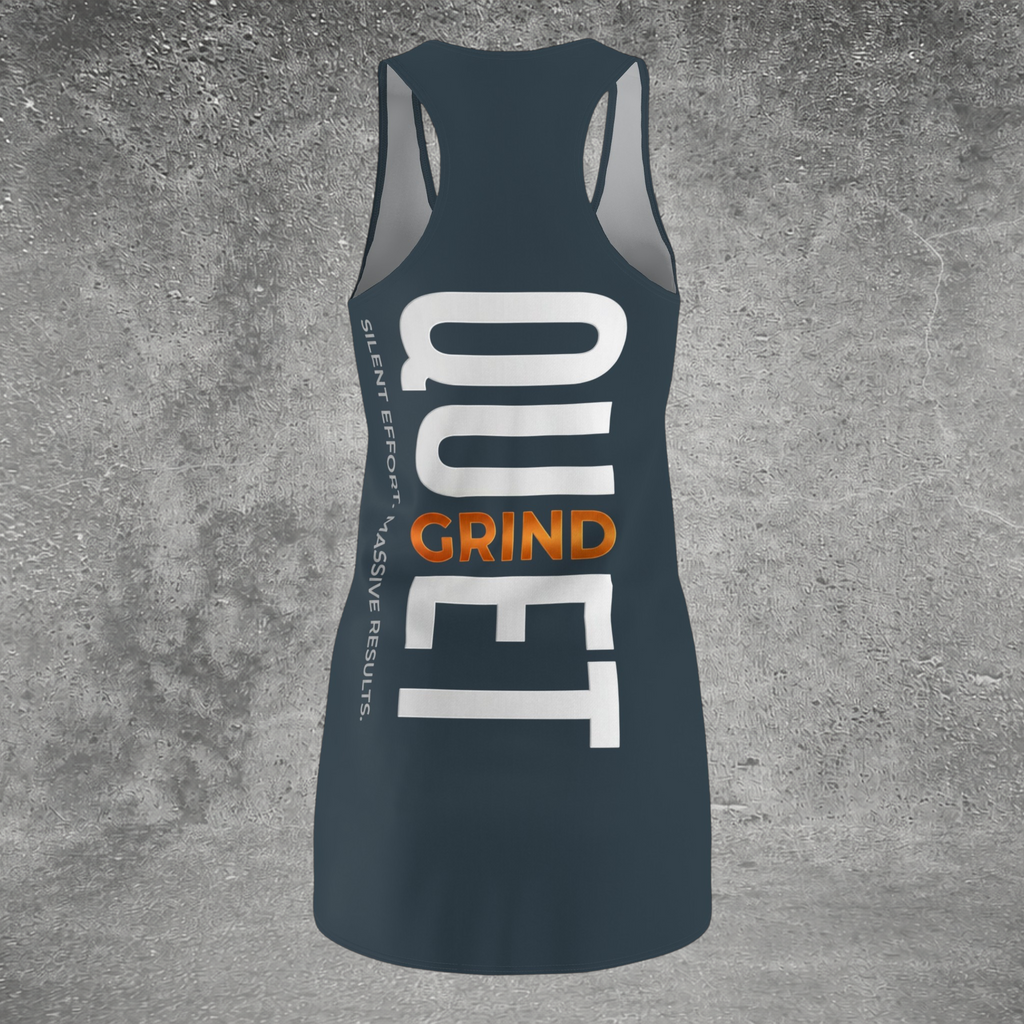 Quiet Grind Racerback Dress | Navy Blue