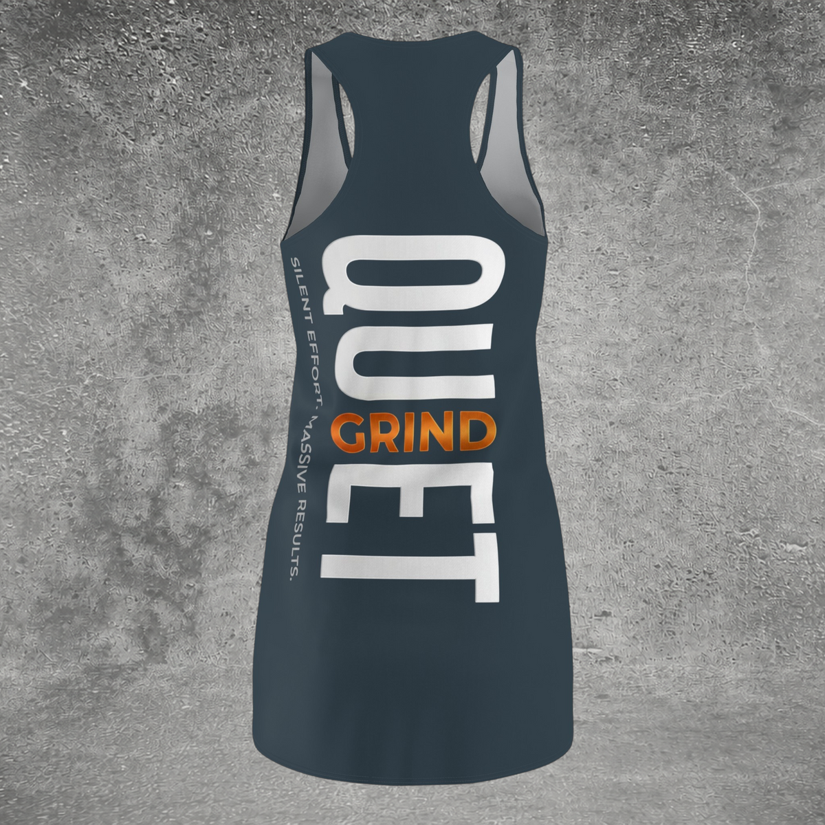 Quiet Grind Racerback Dress | Navy Blue