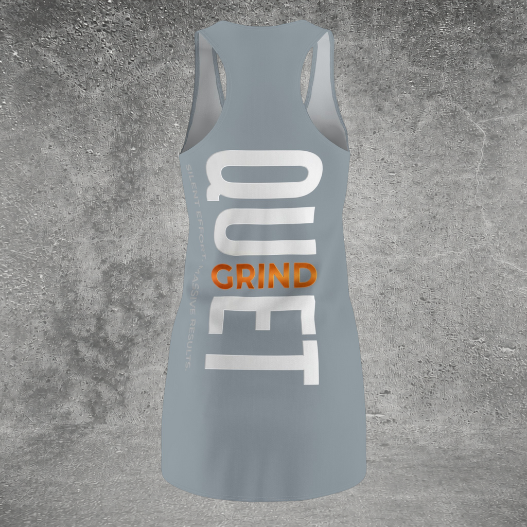 Quiet Grind Racerback Dress | Grey
