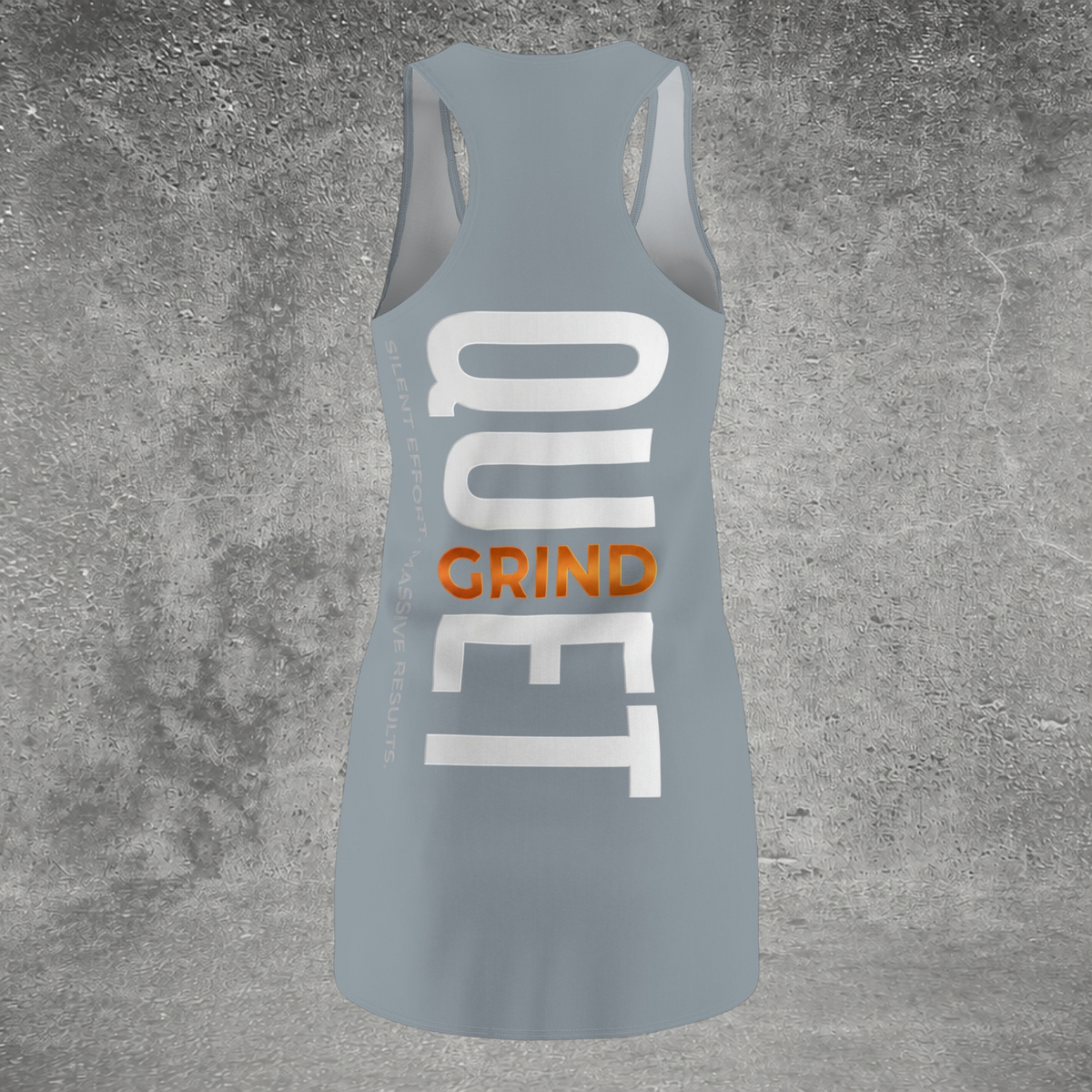 Quiet Grind Racerback Dress | Grey