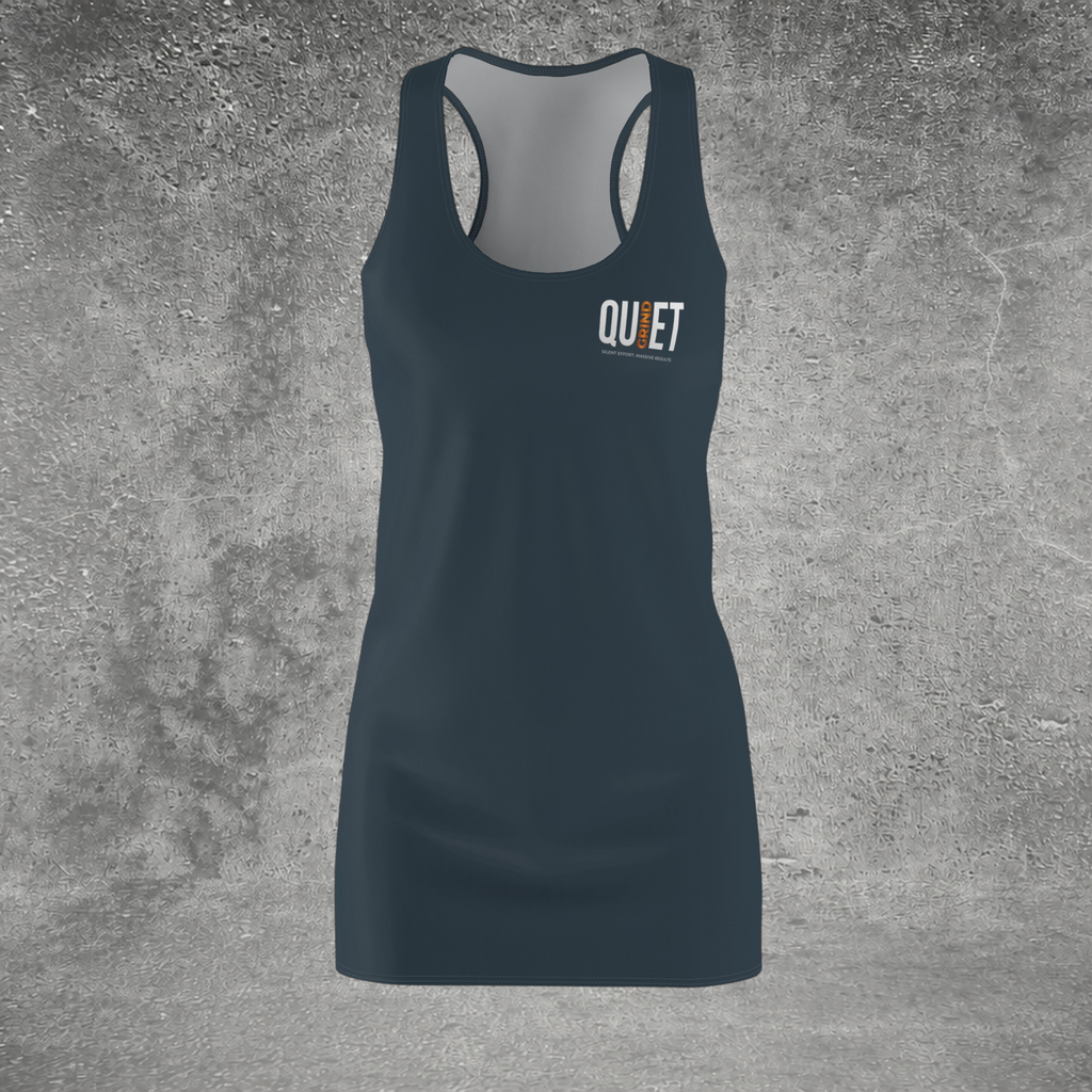 Quiet Grind Racerback Dress | Navy Blue