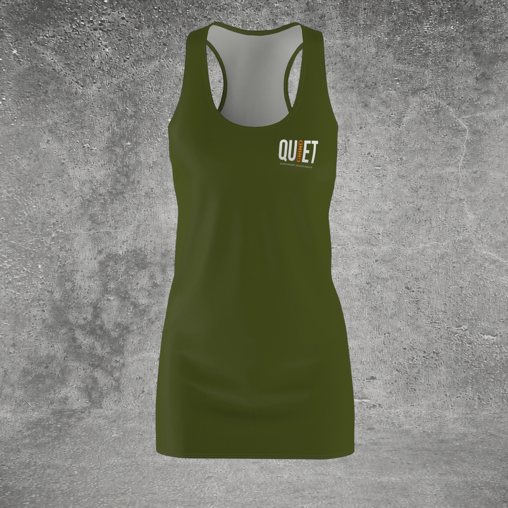 Quiet Grind Racerback Dress | Military Green