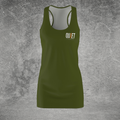 Quiet Grind Racerback Dress | Military Green