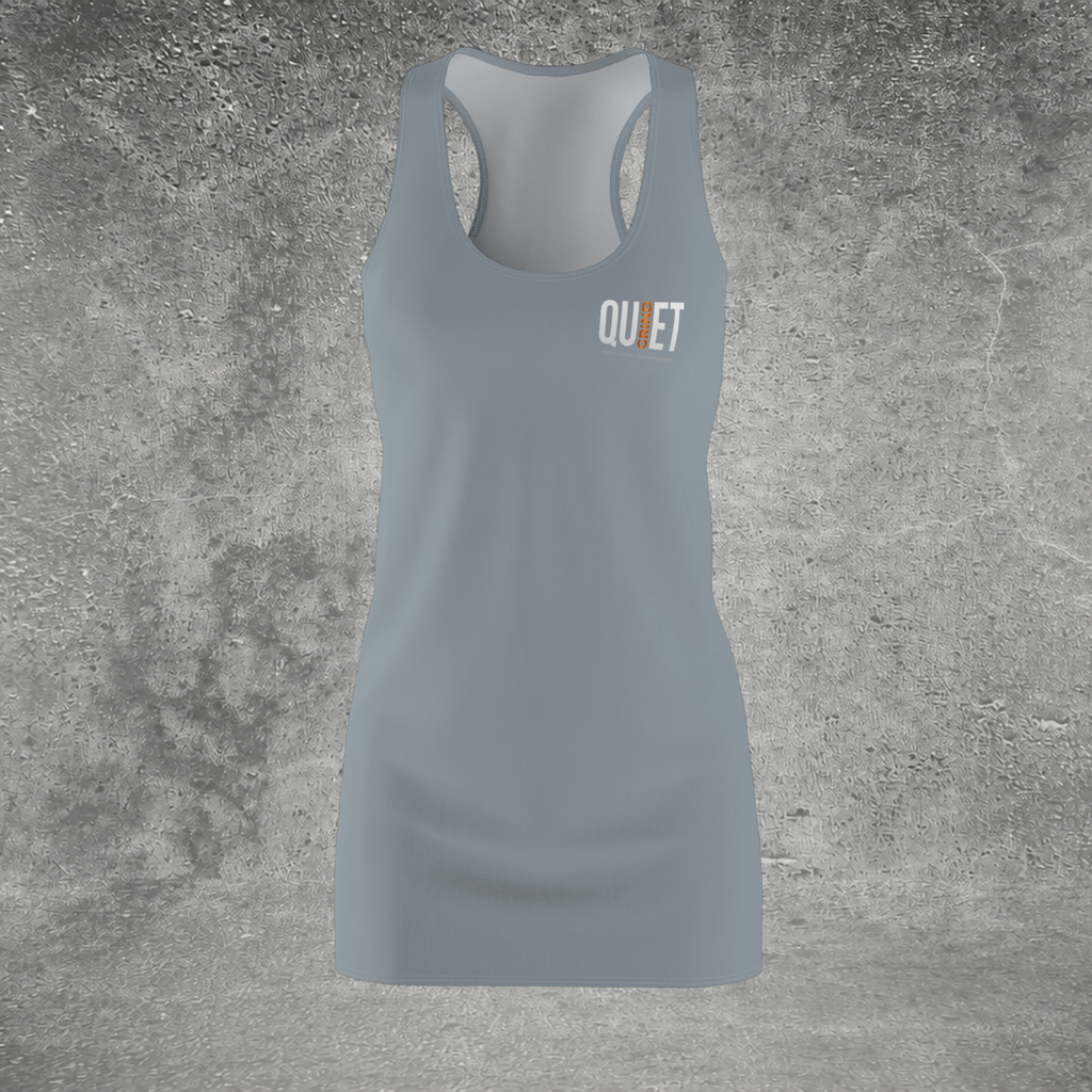 Quiet Grind Racerback Dress | Grey
