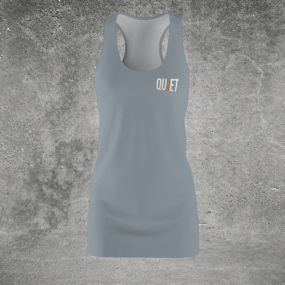 Quiet Grind Racerback Dress | Grey