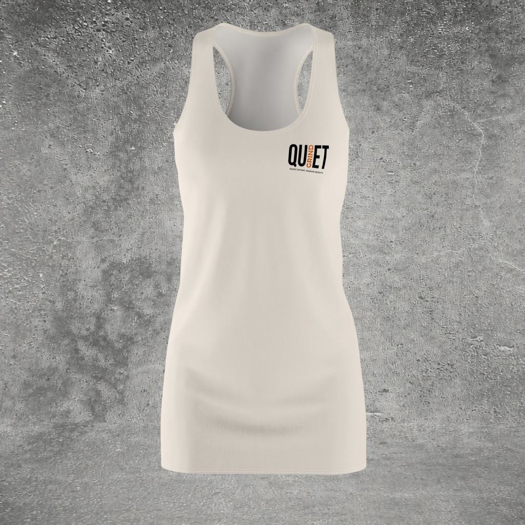 Quiet Grind Racerback Dress | Ivory