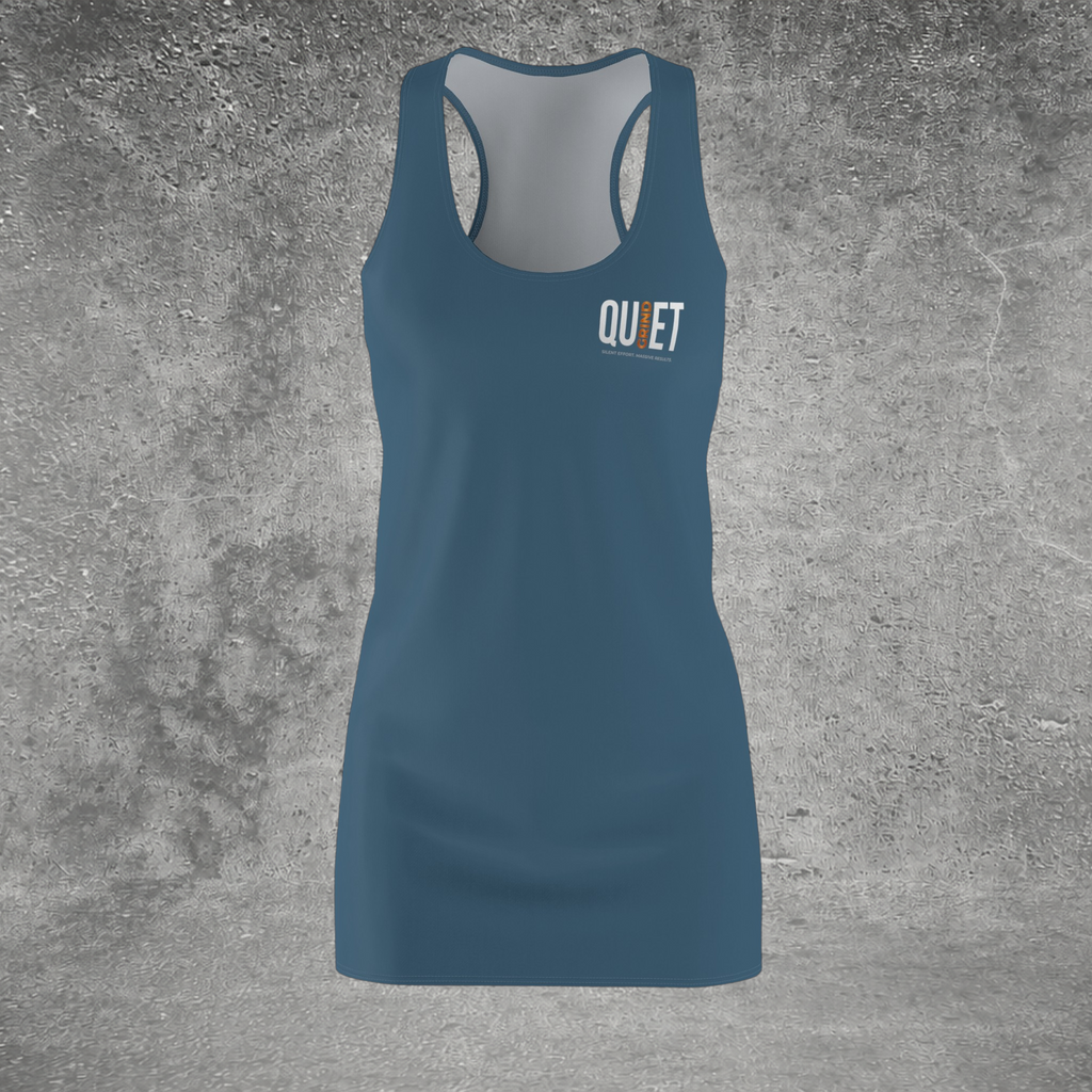 Quiet Grind Racerback Dress |  Blue / Grey