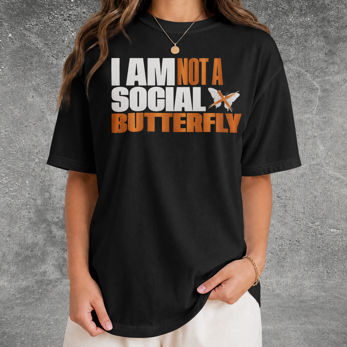 I Am Not A Social Butterfly Tee