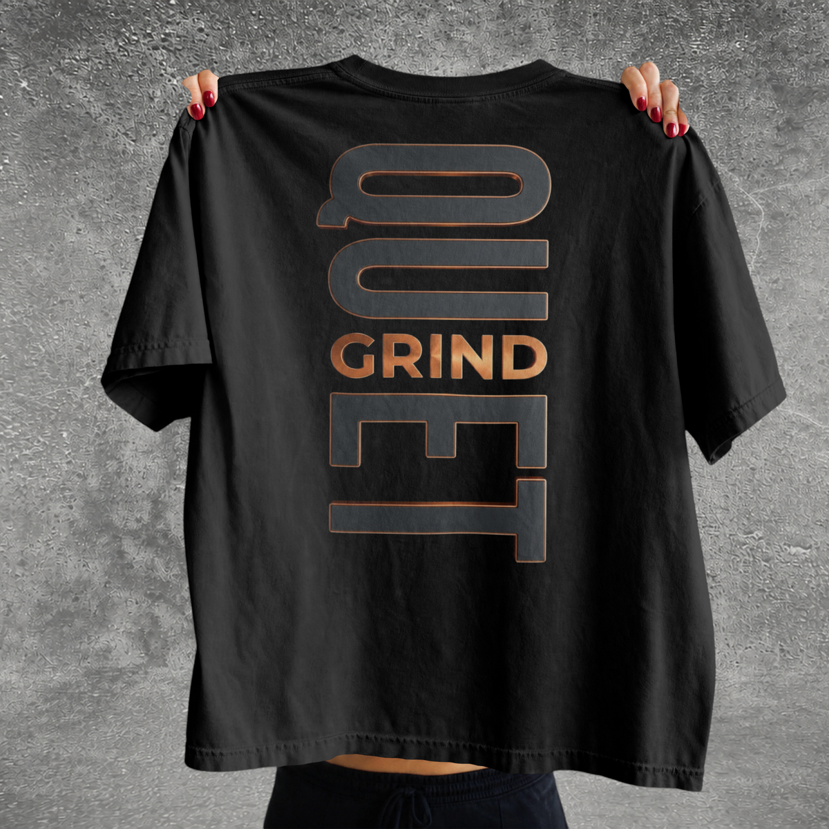 Quiet Grind Vertical Logo Tee