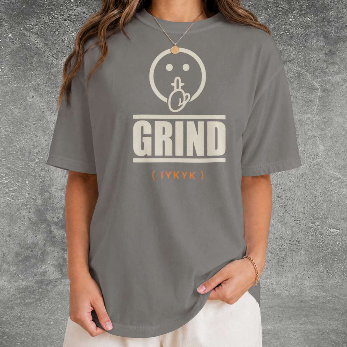 Quiet Grind Emoji Logo Tee
