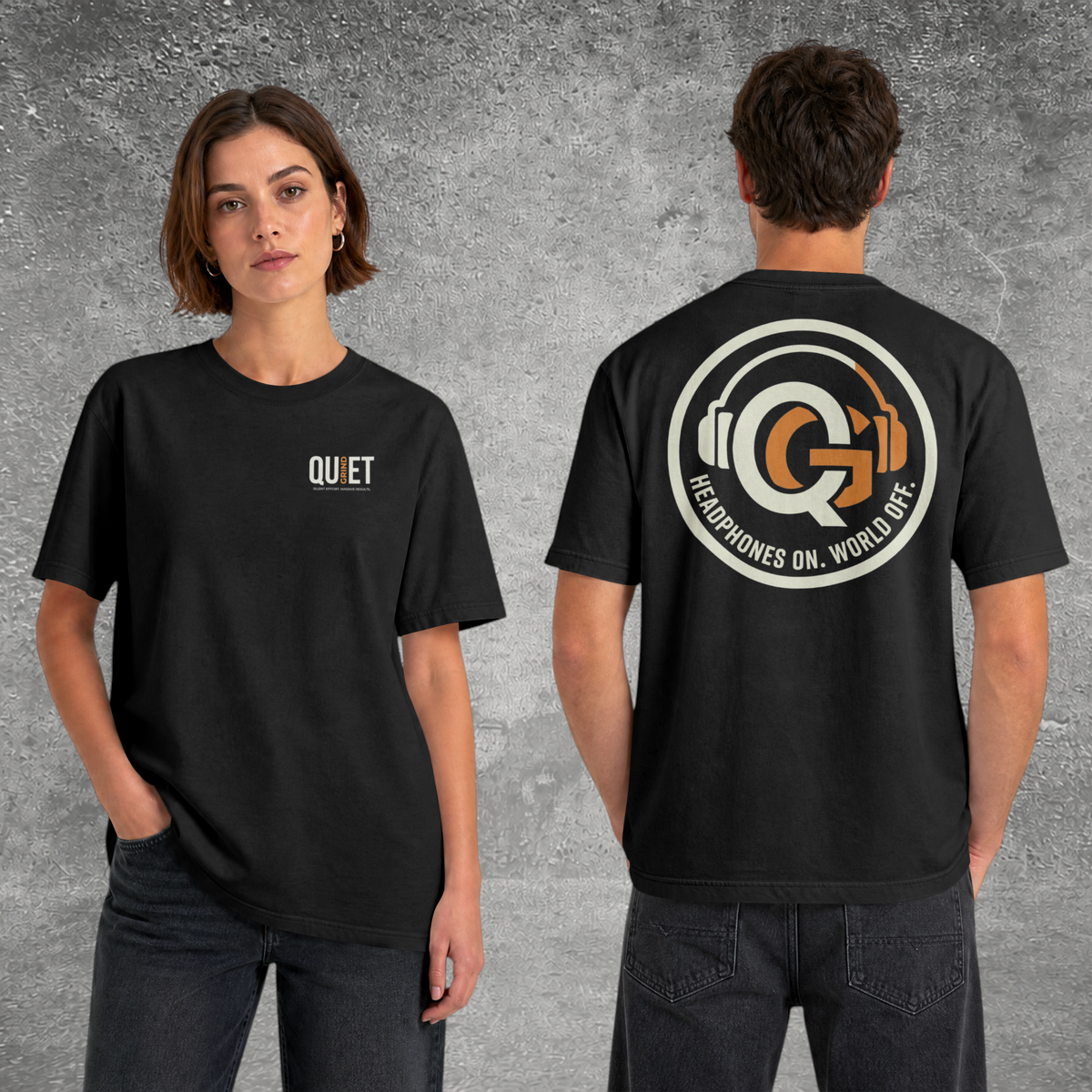 Headphones On. World Off. Tee