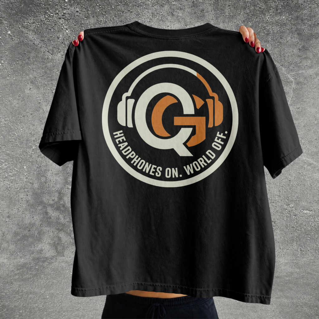 Headphones On. World Off. Tee