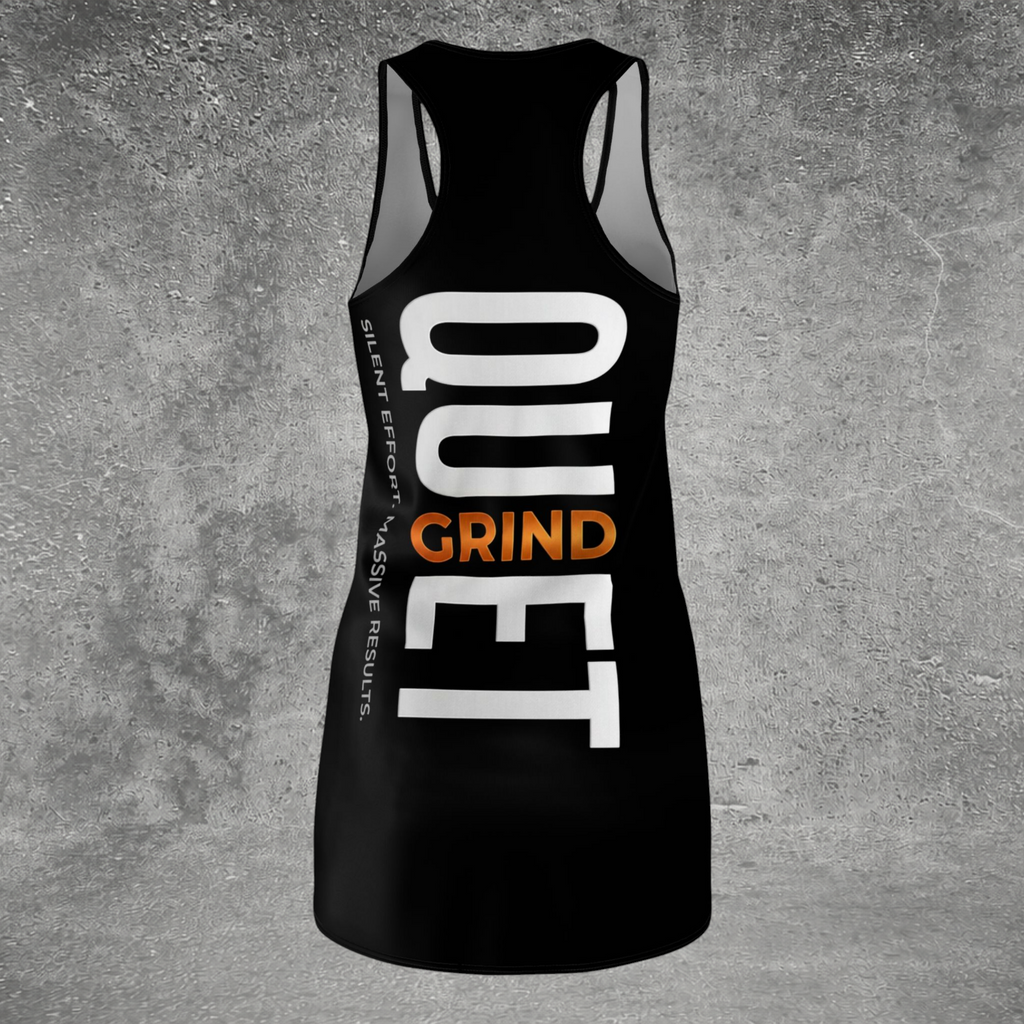 Quiet Grind Racerback Dress | Black