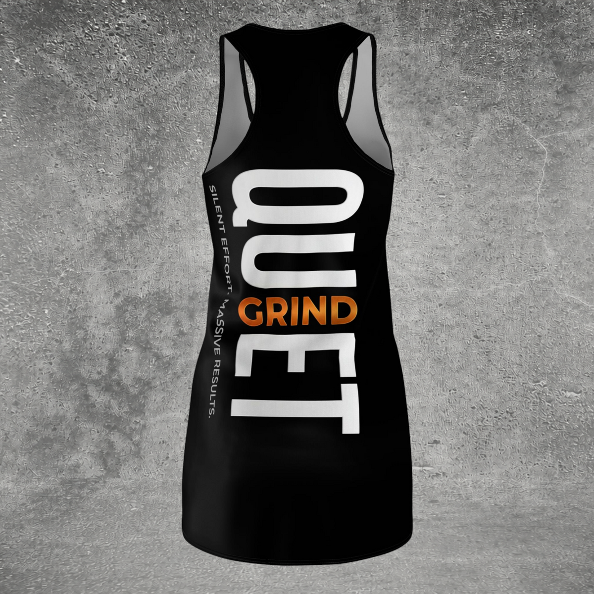 Quiet Grind Racerback Dress | Black
