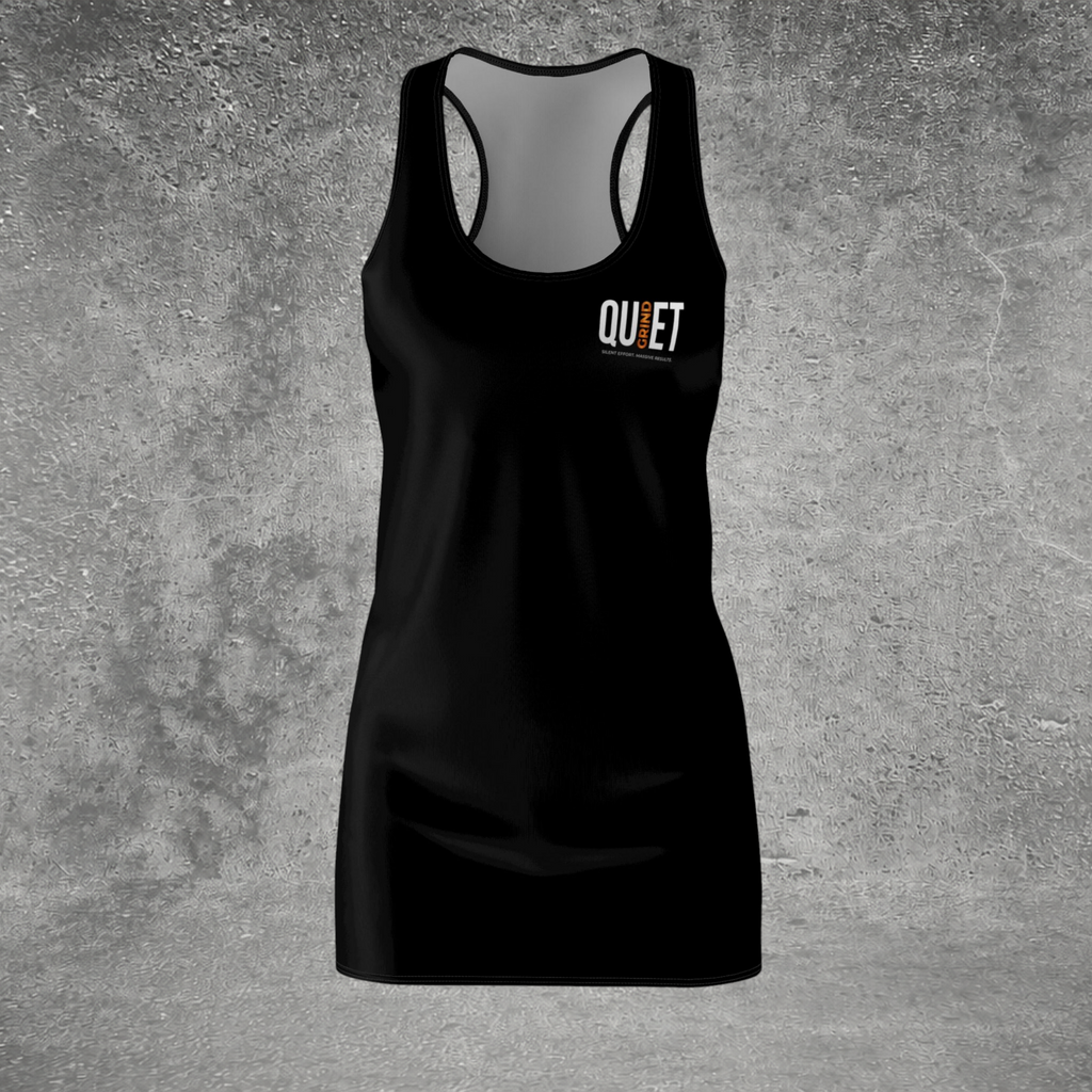 Quiet Grind Racerback Dress | Black