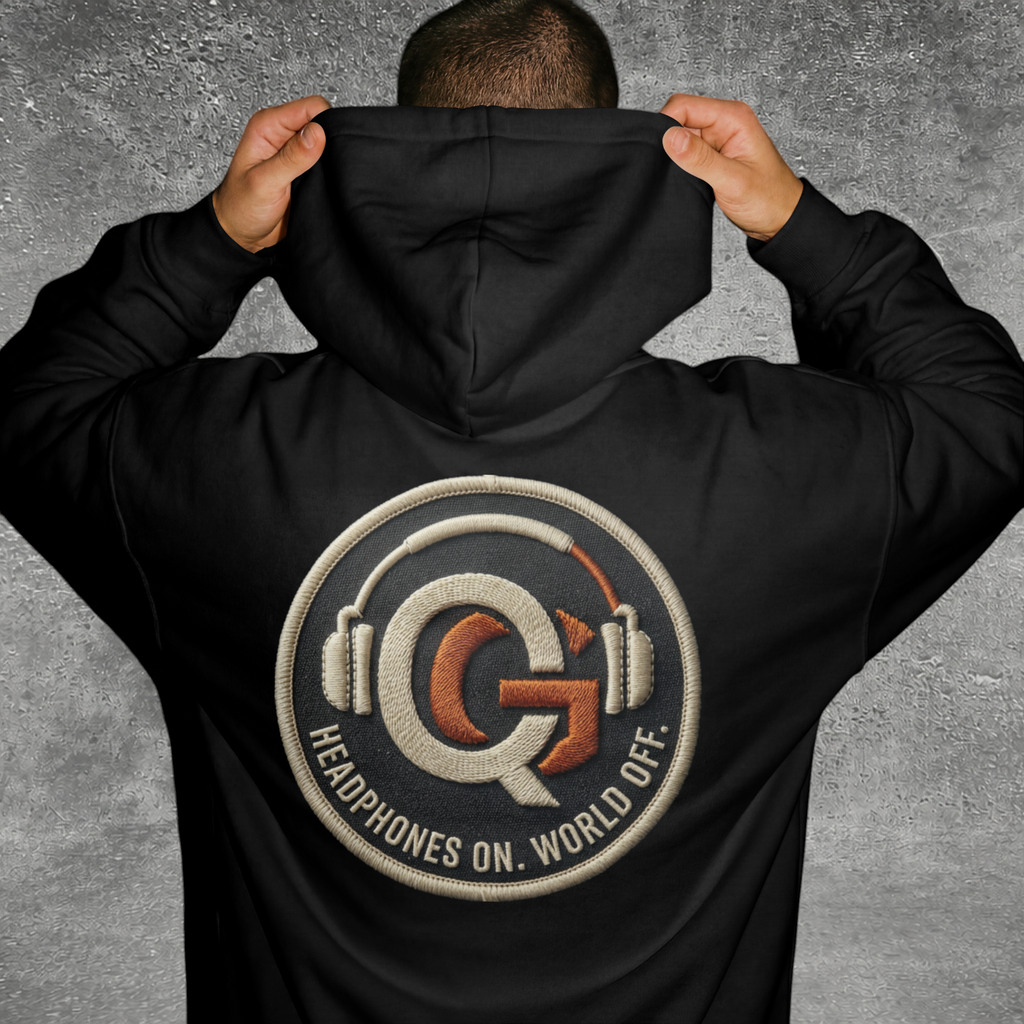Headphones On. World Off. Hoodie